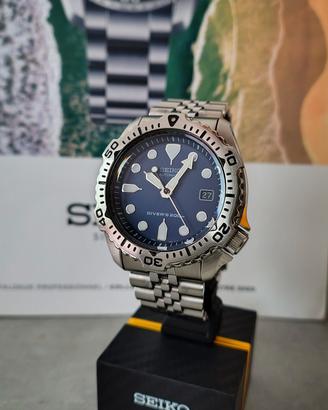 Ultra Raro Seiko 7002 7020 BLU Automatic Diver