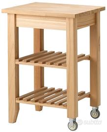 BEKVÄM Carrello Ikea in faggio