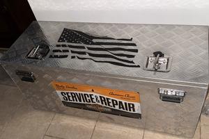 Baule cassone alluminio Harley Pickup