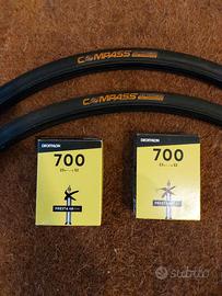 2 COPERTONI NUOVI COPERTONCINI + CAMERA D'ARIA