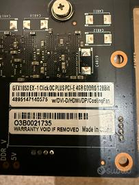 Scheda video GTX1650 EX