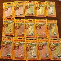 15 buste Artificiali Trota Slurp yummi Trabucco