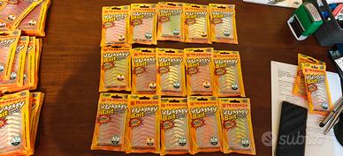 15 buste Artificiali Trota Slurp yummi Trabucco