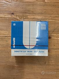 Dischetti 5,25” DS/DD - 500K Bytes Olivetti sigil.
