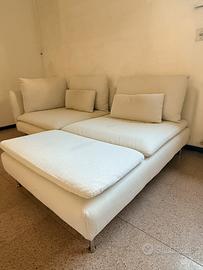 Divano letto Ikea come nuovo + penisola - bianco