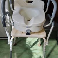 Sedia per doccia e sedile per wc
