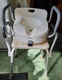 Sedia per doccia e sedile per wc
