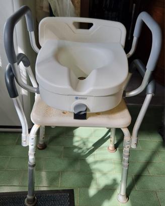 Sedia per doccia e sedile per wc