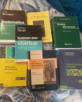 libri universitari di diritto e economia