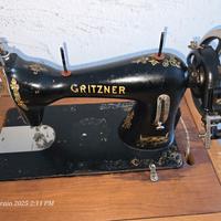 Macchina da cucire gritzner, antica