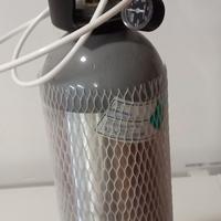 Bombola co2 alimentare con valvola