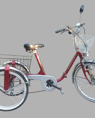 Bicicletta triciclo per adulti - tre ruote