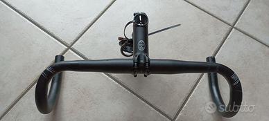 Manubrio bici da corsa, pipetta e distanziatori