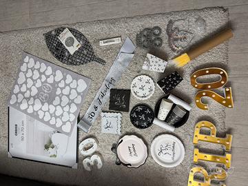 Lotto articoli festa 30 anni