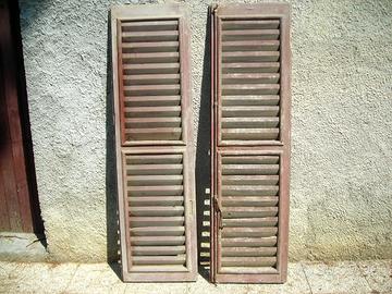 2 PERSIANE IN LEGNO PER FINESTRE