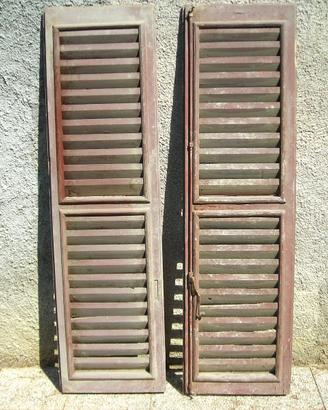 2 PERSIANE IN LEGNO PER FINESTRE