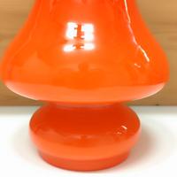 Paralume in vetro arancione space age