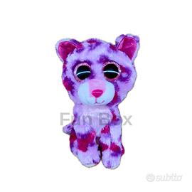 Peluche Gattina Rosa 15cm Morbidissima Nuova