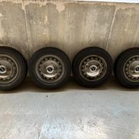 Set 4 cerchi completi Fiat 127 128