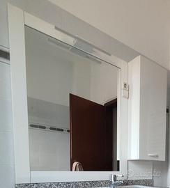 Specchio per bagno con armadietto laterale ...