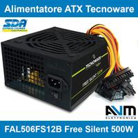 Alimentatore ATX 500W Tecnoware FAL506FS12B x PC