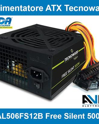 Alimentatore ATX 500W Tecnoware FAL506FS12B x PC