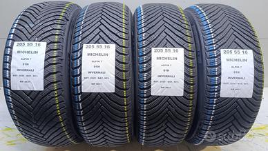 4 GOMME 205 55 16 MICHELIN 2025 INV RIF4637