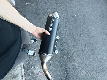 Scarico scalvini completo, filtro aria aperto