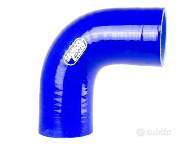 90 Mm – 70 Mm ID Nero In Silicone Dritto Riduzione Tubo - Foto 6