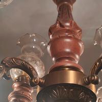 Lampadario candelabro stile antico 12 luci