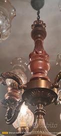Lampadario candelabro stile antico 12 luci