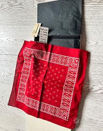 Bandana cotone rosso  GOLDEN GOOSE