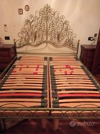 letto in ferro battuto 
