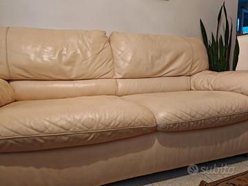 Divano in pelle divani&divani