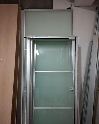 Porte vetro e alluminio