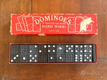 Domino vintage in legno massello anni 50/60