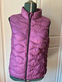 Gilet piumino viola Please taglia S