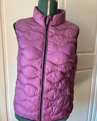 Gilet piumino viola Please taglia S