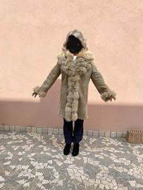 Cappotto montone con pelliccia