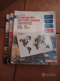 La Geografia per tutti (vol1+vol2+vol3) per scuola