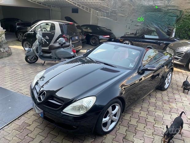 Mercedes slk 200 cabrio pelle rossa A.S.I_permute_