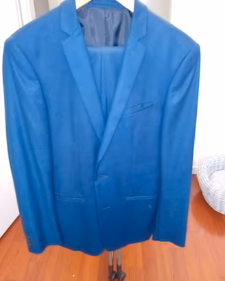 Abito Uomo ZARA MAN Blu Elettrico Slim Fit