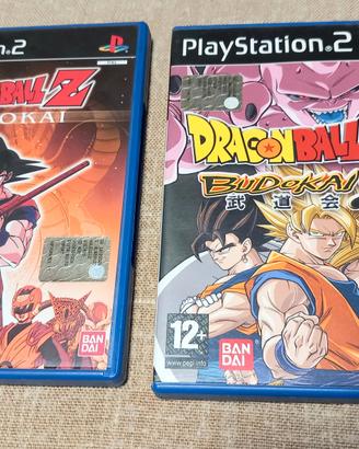 Dragonball budikai 1 e 2 per play station 2