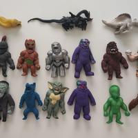 Lotto 16 action figure vintage tipo Elastikorps