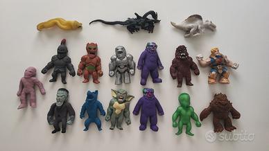 Lotto 16 action figure vintage tipo Elastikorps