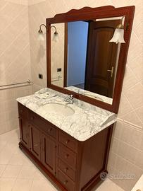 Mobile bagno classico con specchiera