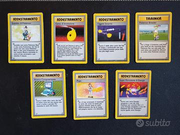 Carte Pokemon Addestramenti Rari Set Base 