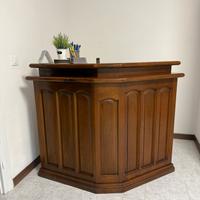 Bancone legno bar