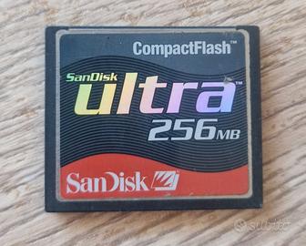 Sandisk 256Mb ULTRA compact flash scheda memoria