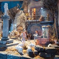 Presepe tradizionale realizzato interamente a mano